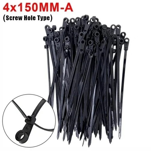 100pcs nylon cable ties screw - nylon,