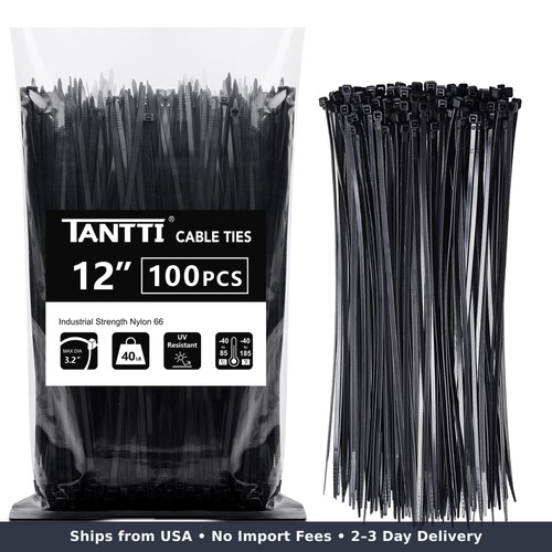 Zip ties inch black - zip,